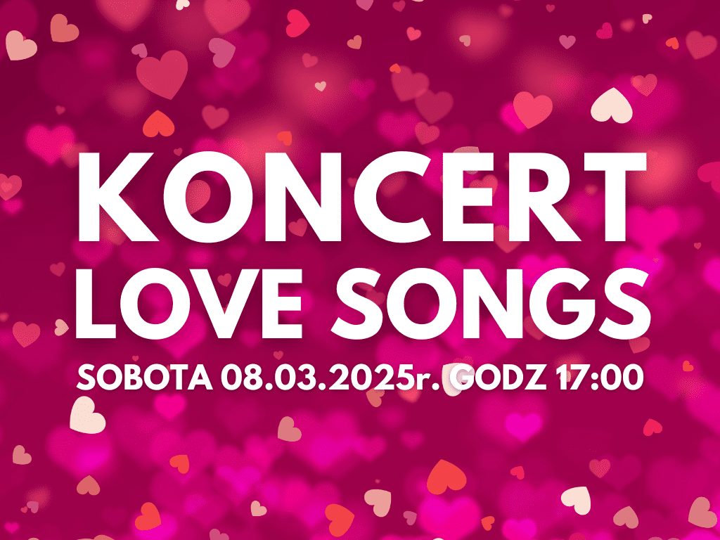 Koncert "Love Songs" w Empire Music School – baner, Gdańsk Osowa, 8 marca 2025.